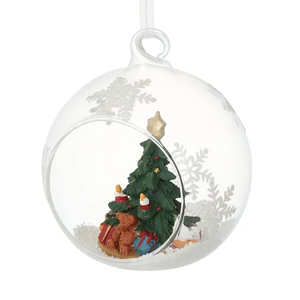 Glass Ornament Tree Dome