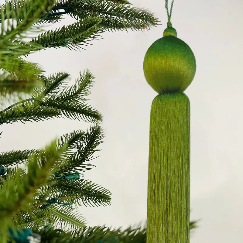 Large Lime Green Tassel Ornament