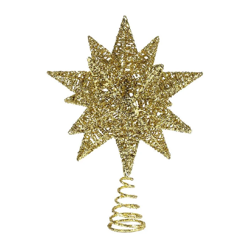 20.5cm 3D Star Tree Topper Gold