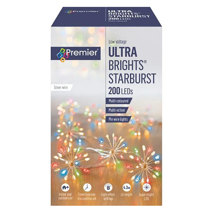 Premier Ultra Brights Starburst Lights - 200 LEDs