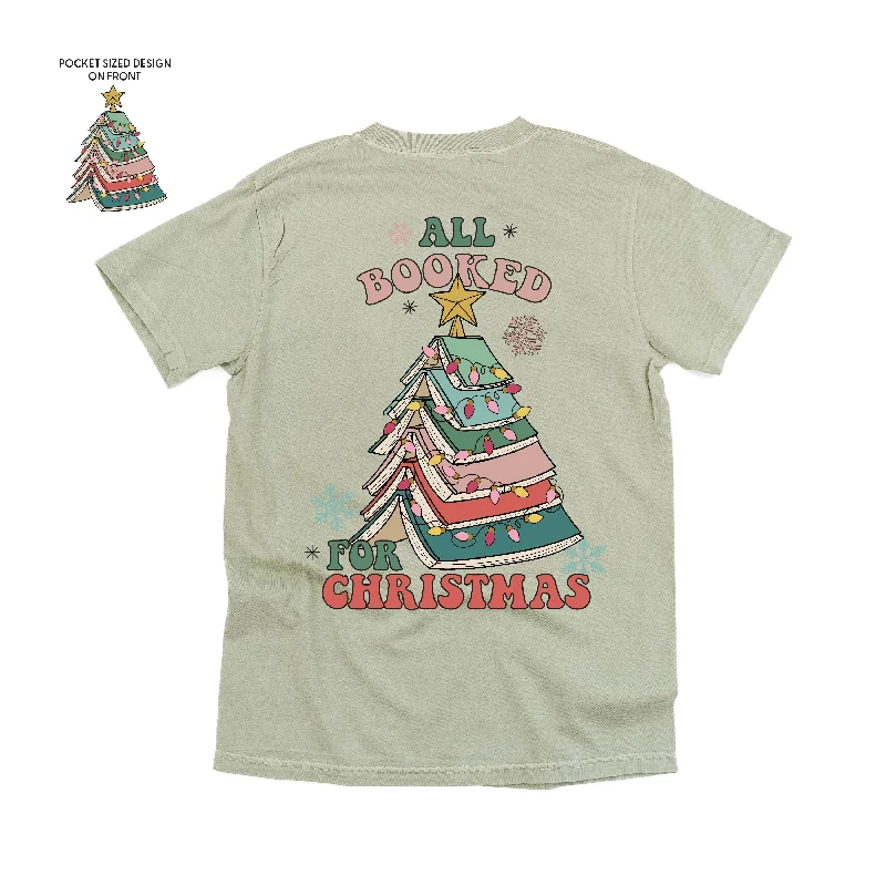 All Booked For Christmas (pf&b) - Comfort Colors Tee