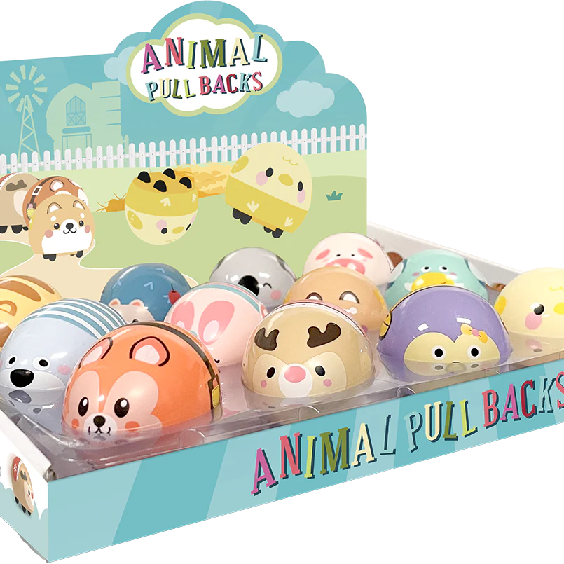 Farm Fresh Animal Pull Backs - Magnetic Toys (Various animals - sold individually)