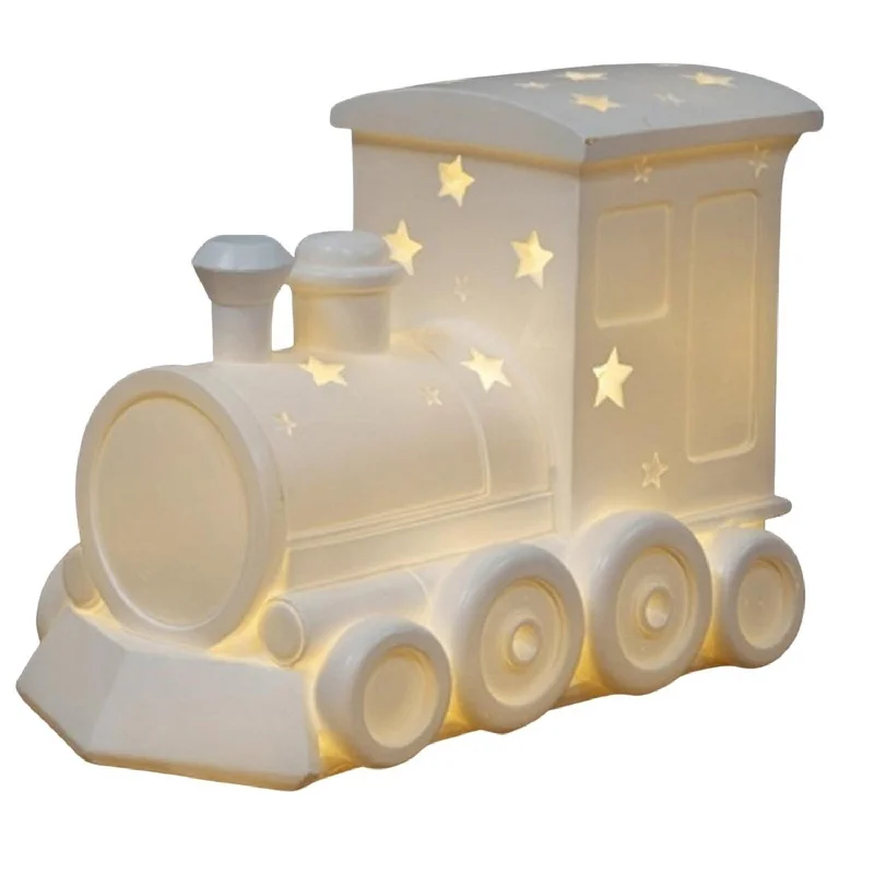 Bambino White Light Up Train Night Light