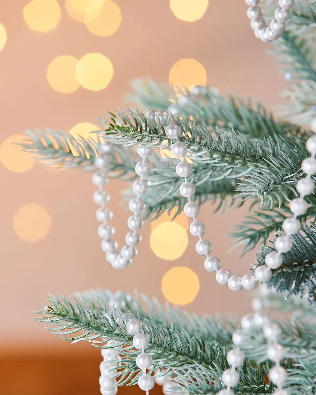 Beaded Christmas Tree Garland