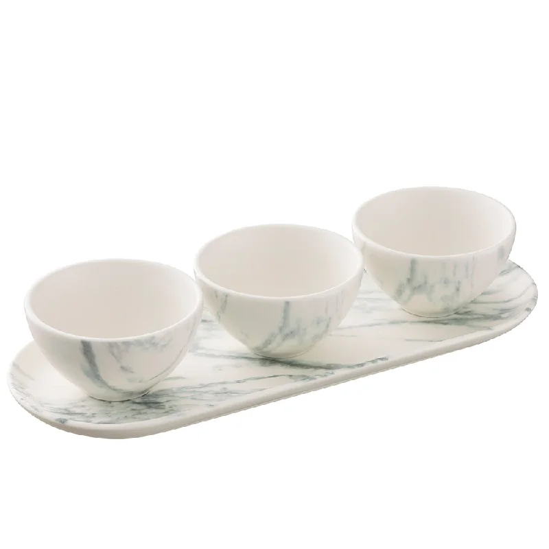 Belleek Living Marble Three Bowl Serving Set