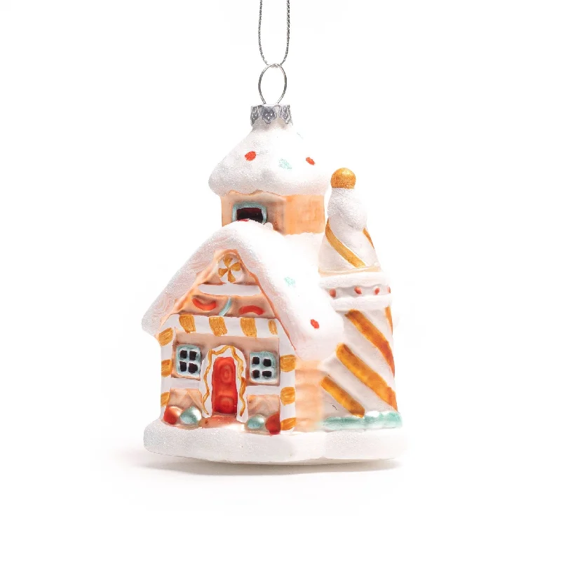 10.5cm Candy House Glass Ornament OGS001