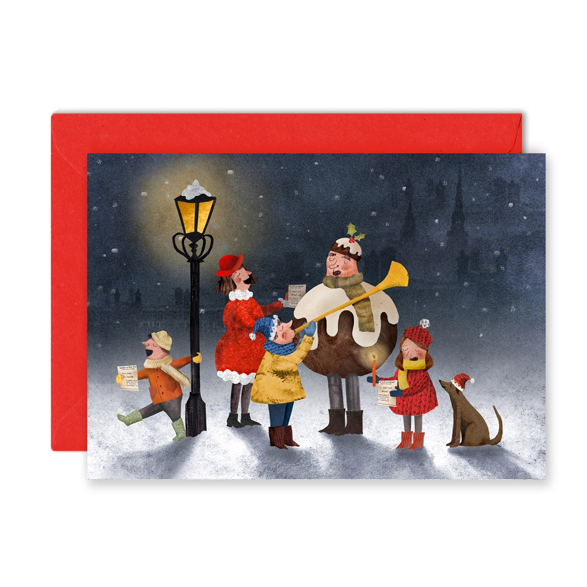 Carol Singers Christmas Card