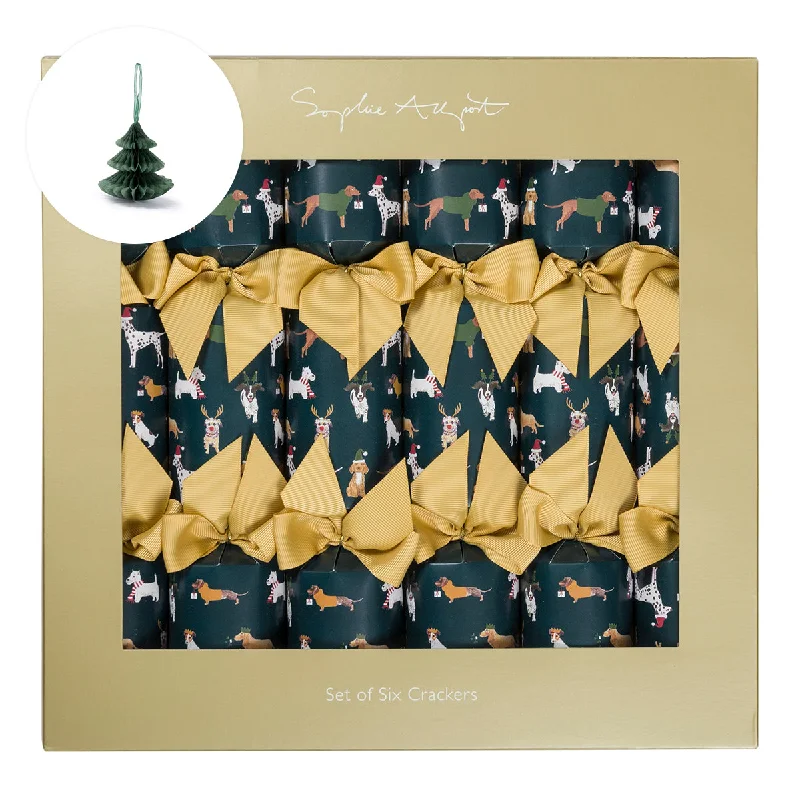 Christmas Dogs Christmas Crackers (Set of 6)