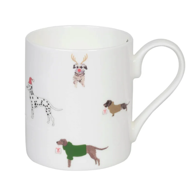 Christmas Dogs Mug