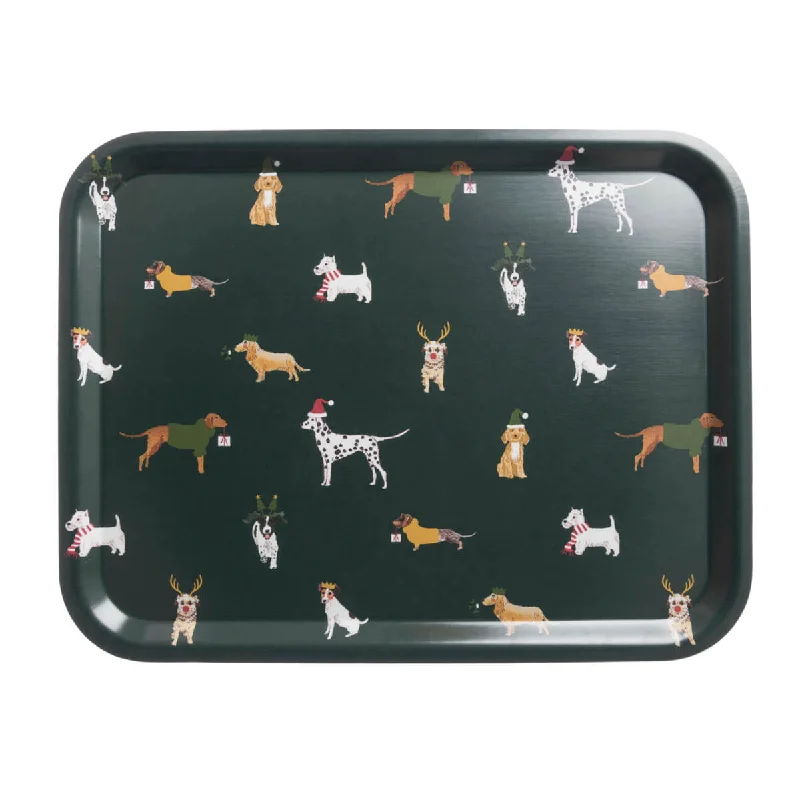 Christmas Dogs Serving Tray - Large