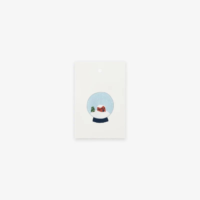 CHRISTMAS GIFT TAGS // SNOWGLOBE