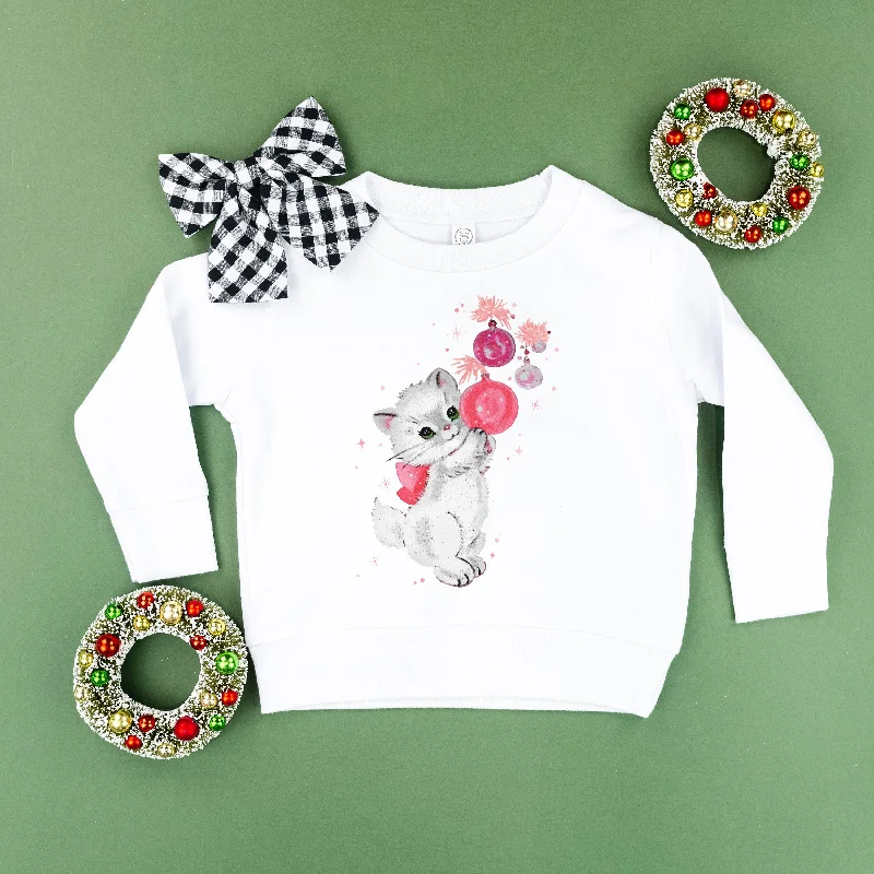 Christmas Kitten - Child Sweater