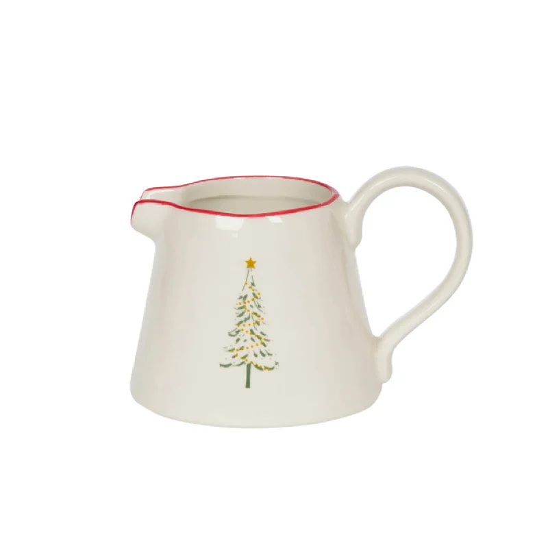 Christmas Trees Mini Stoneware Jug