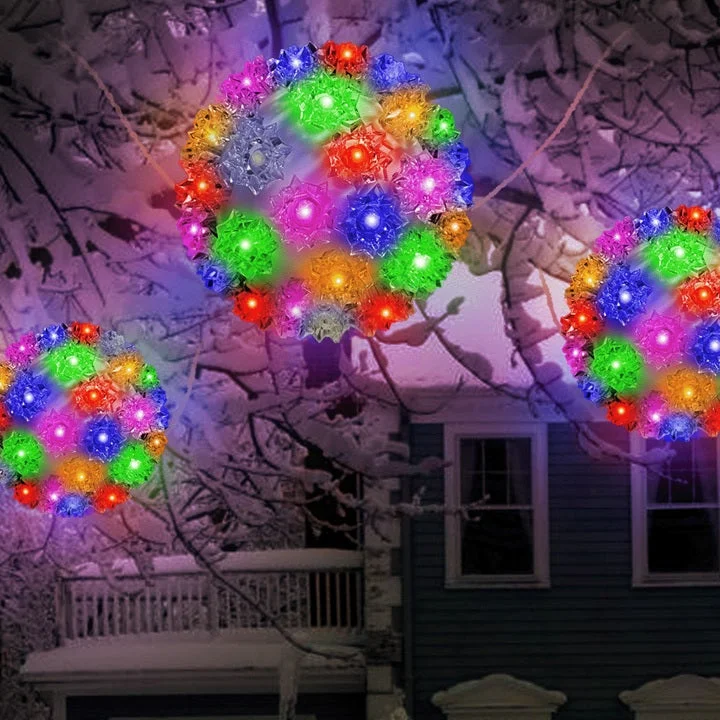 5.5" Crystal Twinkling LED Sphere Decoration