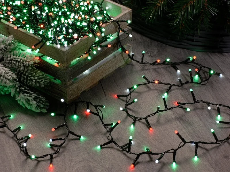 Glow-worm lights - Jolly holly (Green & Red)