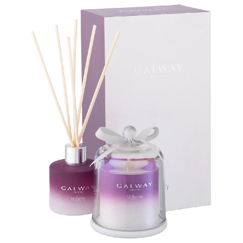 Galway Crystal Mulberry Gift Set