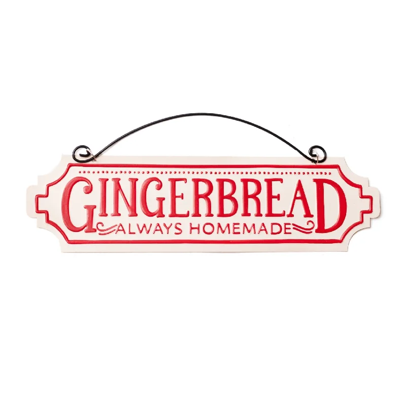 Gingerbread Always Homemade Metal Sign 8x28cm 0828004