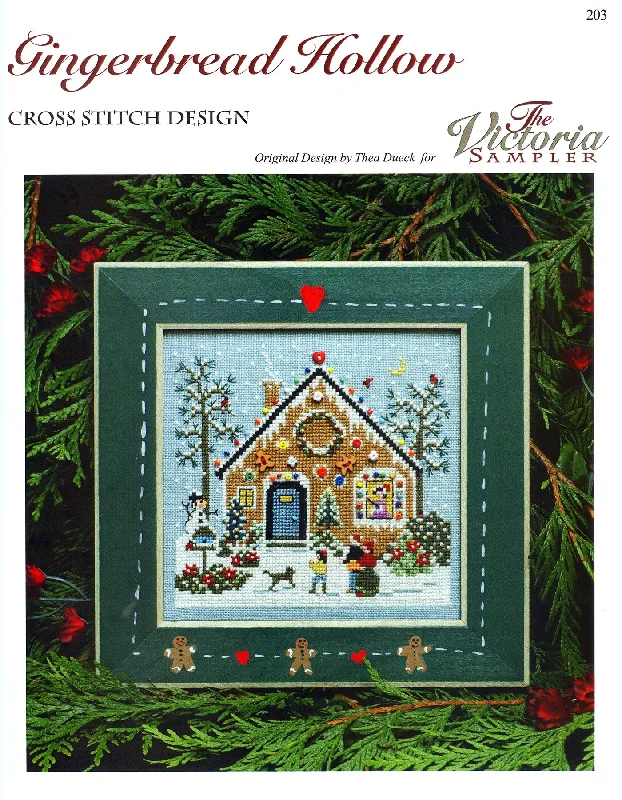 Gingerbread Hollow - Christmas Cross Stitch Pattern