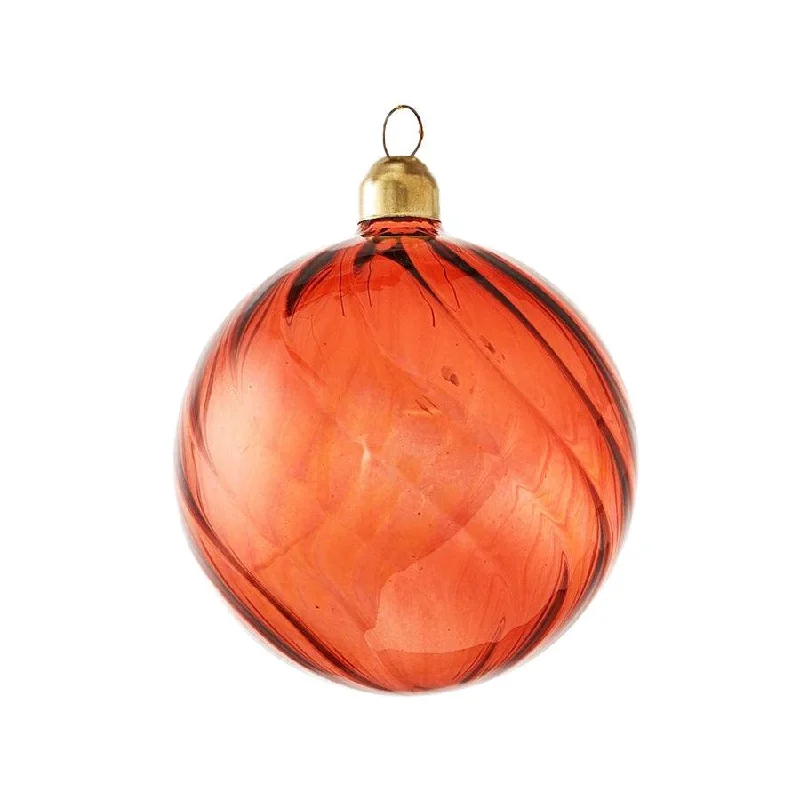 HARMONIER XMAS ORNAMENT 8CM 1PC - IRIDESCEN RED  (40g)