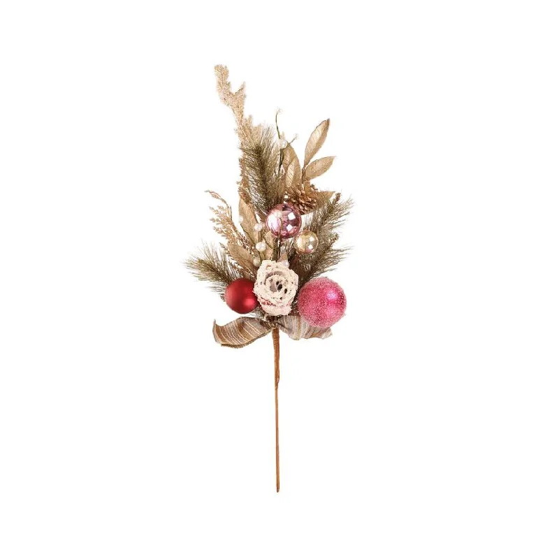 HARMONIER XMAS TREE DECO BOTANICAL 70CM - PINK  (230g)