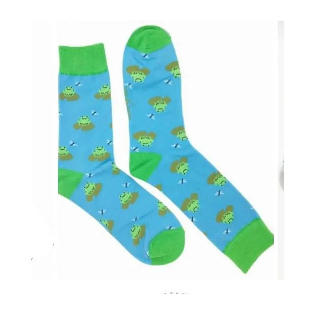 Heart and Sole Frogs Socks