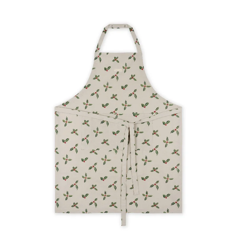 Holly & Berry Adult Apron