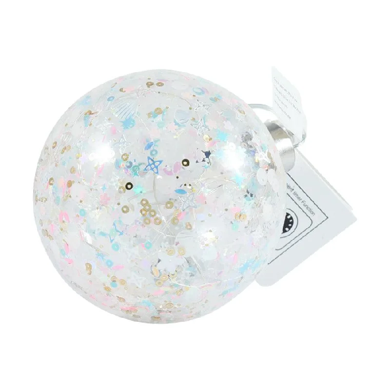 INGE Led Ornament Ball - Glitter 10cm