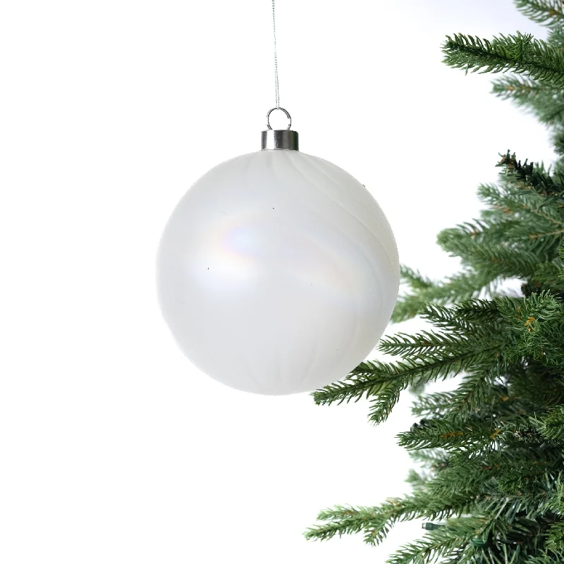 Iridescent Pearl  Ball Ornament