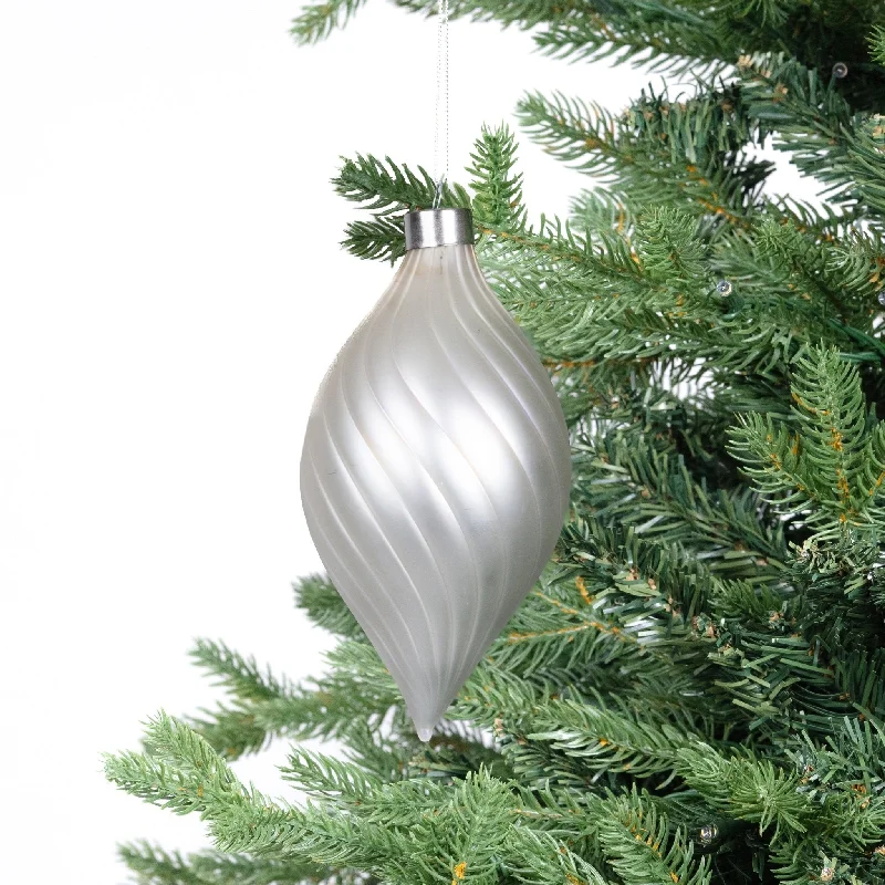 Iridescent Pearl  Finial Ornament