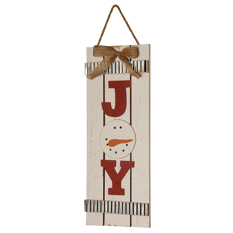 18 in. JOY Sign Wall Art