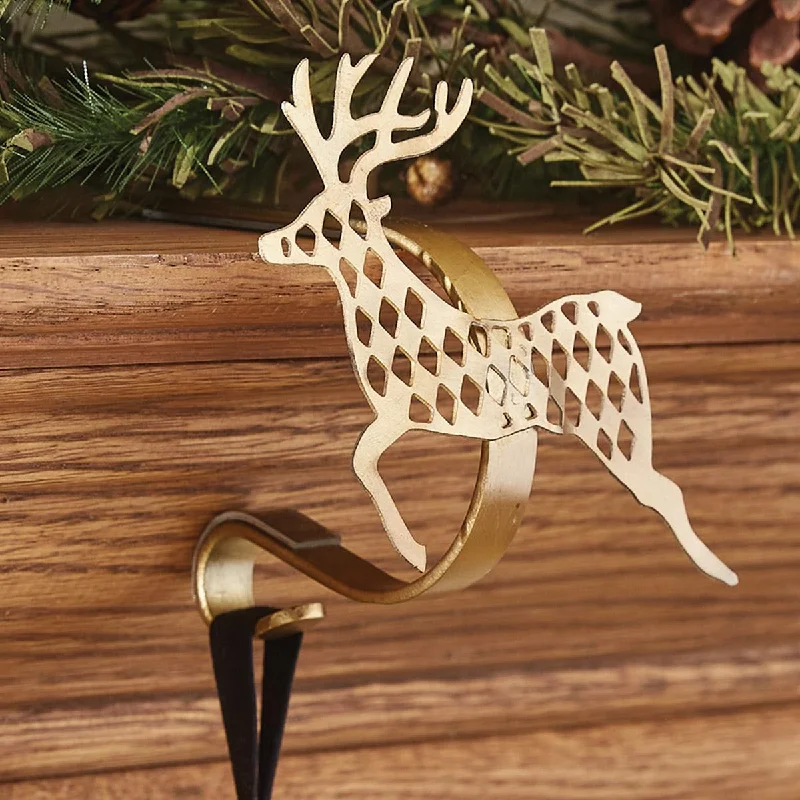 Jumping Deer Stocking Hanger - Park Designs