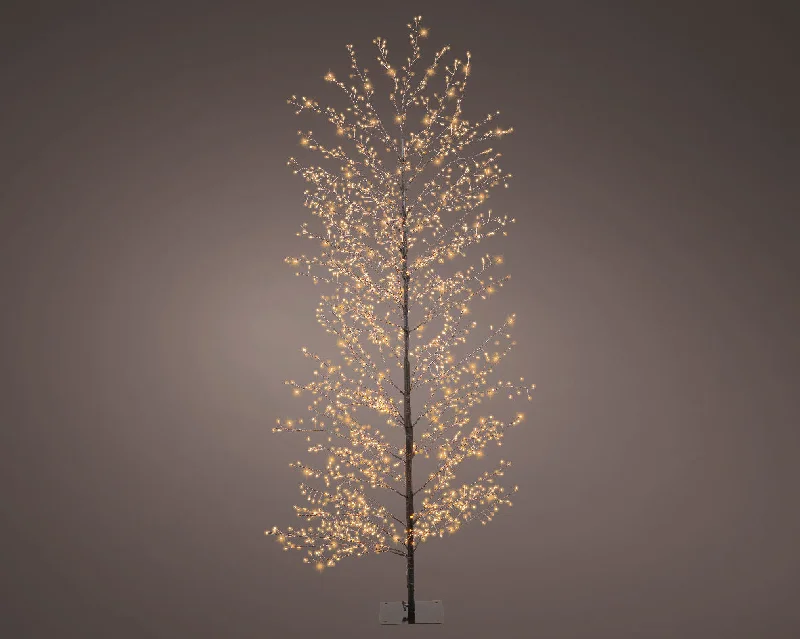 1.8m Classic Warm LED Black Outdoor Tree by Lumineo