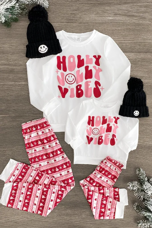 Mom & Me - "Holly Jolly Vibes" Pajama Set