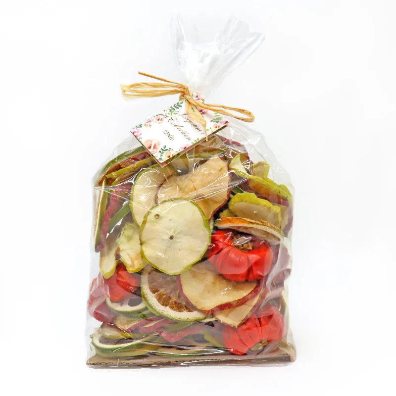 6 in. 250 Gram Mixed Potpourri- Red and Green Apples, Sliced Limes, and Chiles