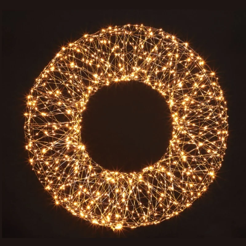 Noma Micro Wire LED Wreath 75cm