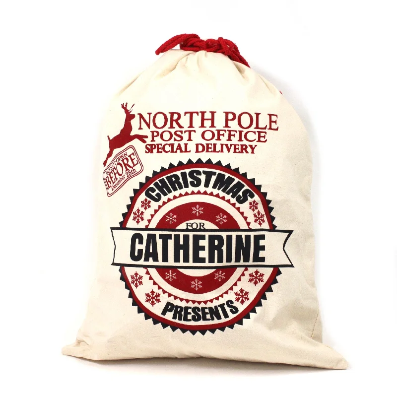 Personalised North Pole Post Office Classic Santa Sack SAC005