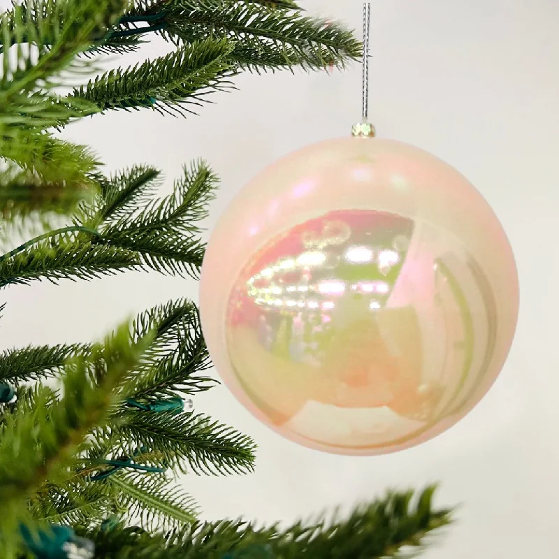 Pink Cats Eye Ball Ornament