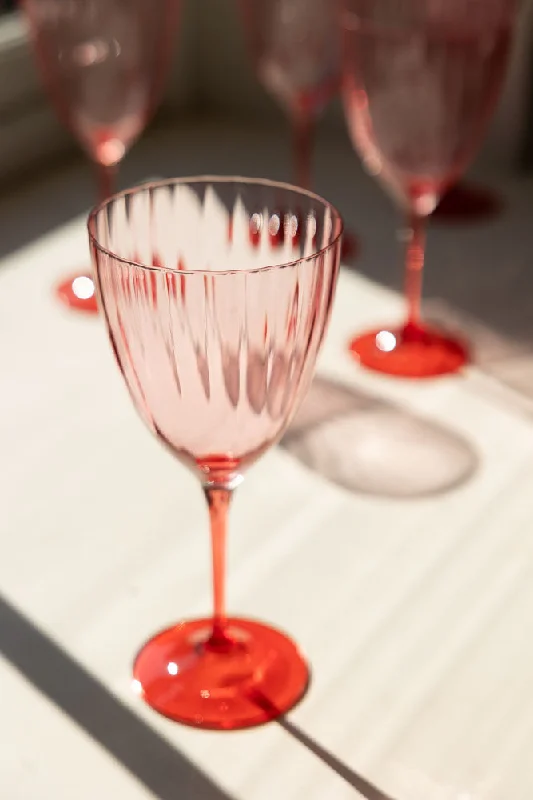 Pink Wine Glass