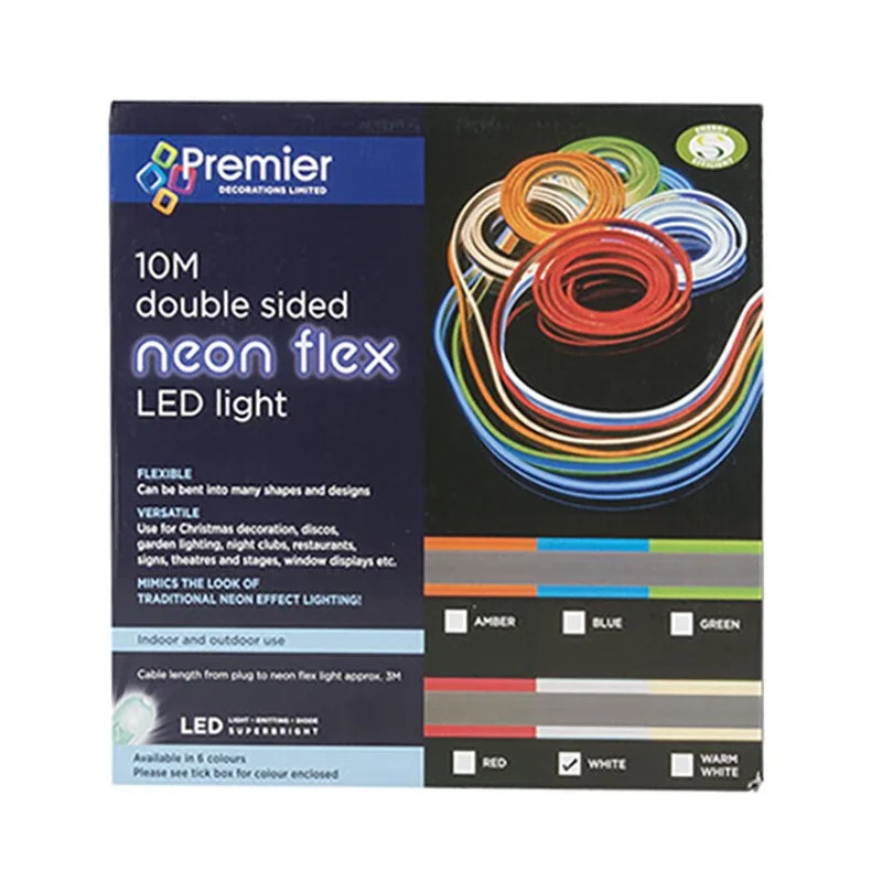 Premier 10m Red Double Sided Neon Flex Light