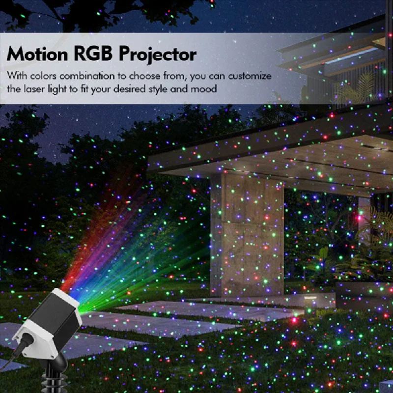 RGB Deluxe Moving Laser Dots with Remote