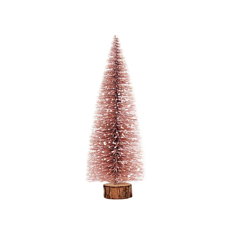 Rose Gold Bottle Brush Tree - 25cm