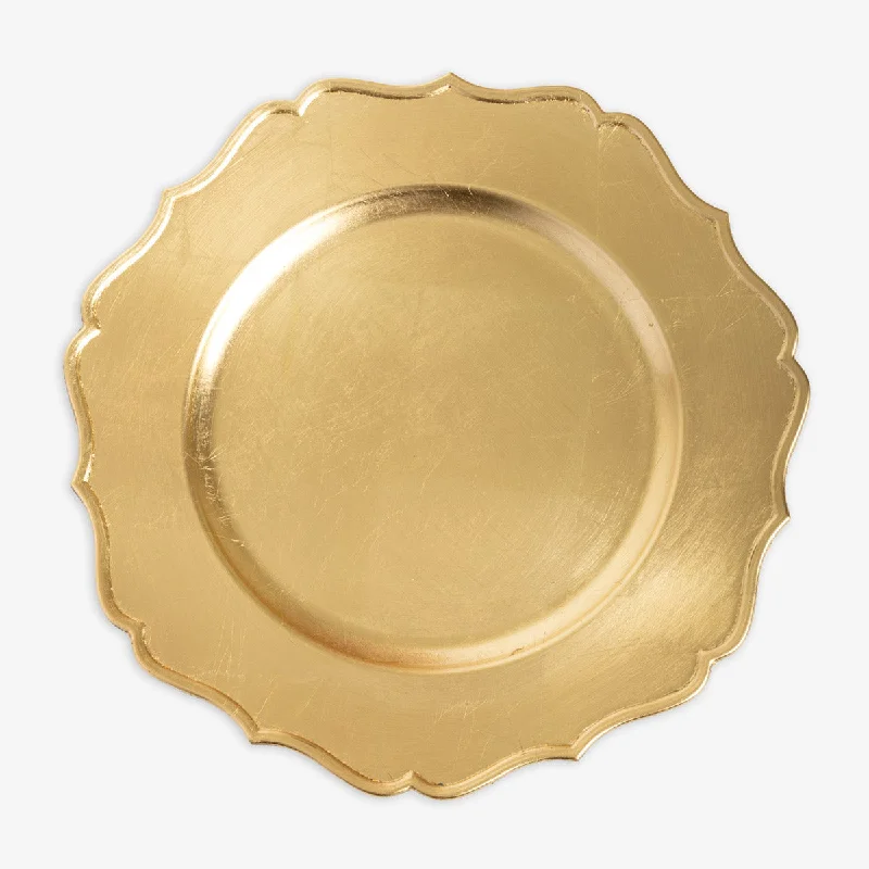 Scalloped Charger (Gold)