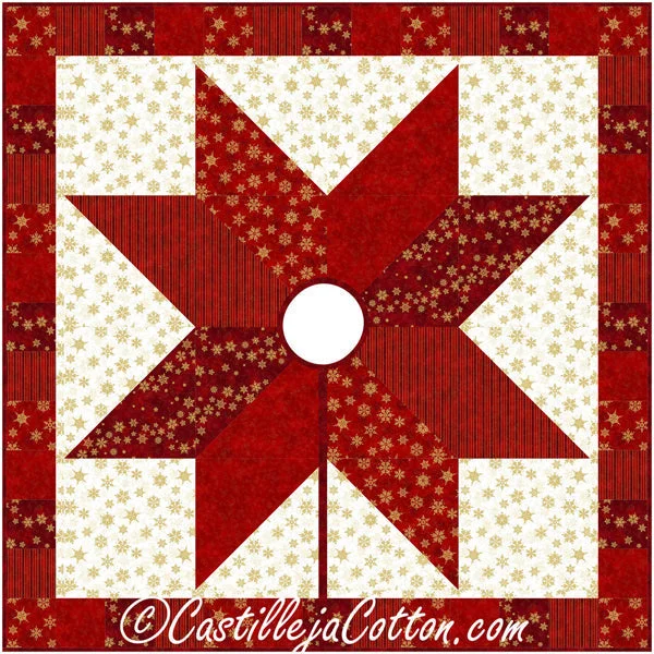 Shimmer Tree Skirt Pattern CJC-55201w  - Wholesale Product