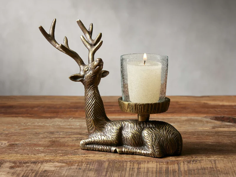 Stag Votive Holder