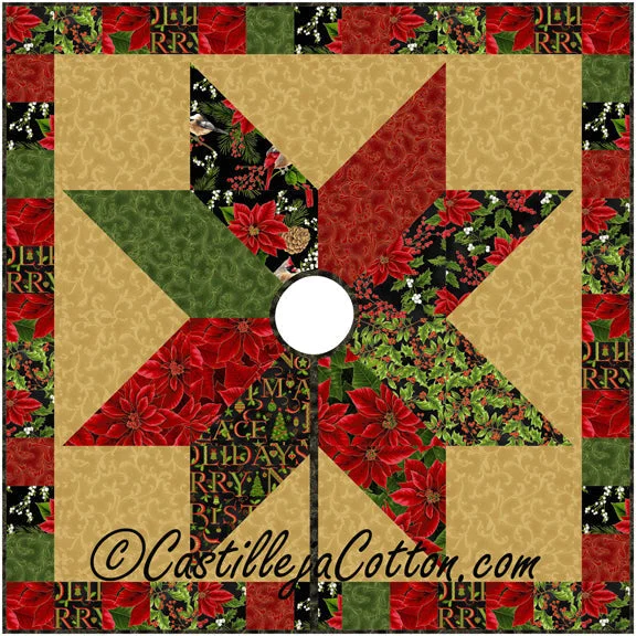 Starlight Tree Skirt Pattern CJC-241620 - Paper Pattern