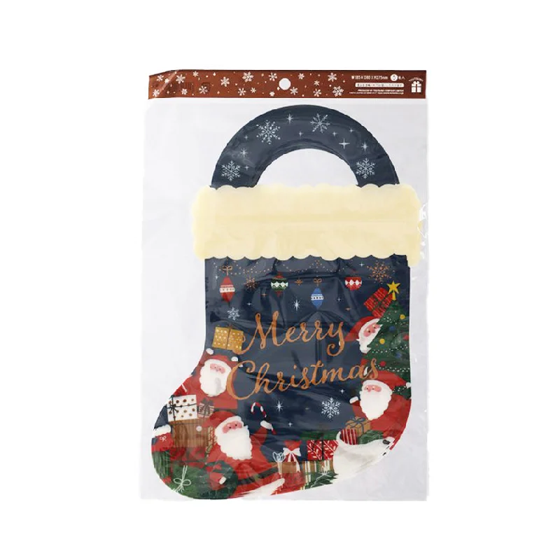 TSUTSUMU Xmas Paper Boot Bag - Santa  (39g)