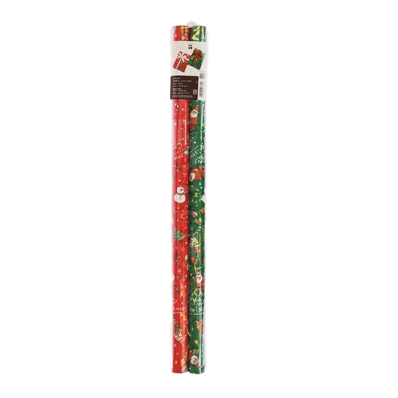 TSUTSUMU Xmas Roll Wrapping Paper 53x 77cm - Santa  (71g)