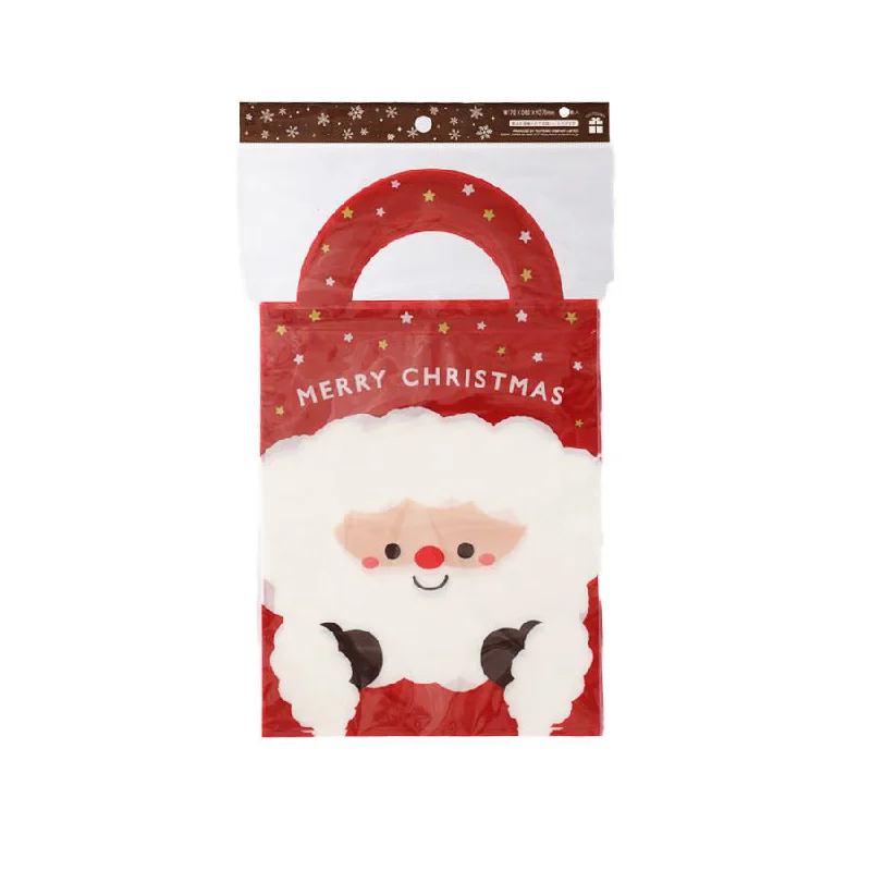 TSUTSUMU Xmas Zipper Bag 27 X 17 cm 5pcs - Santa  (39g)