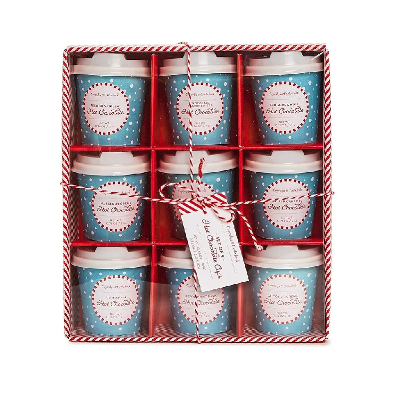 Two's Company : Holiday Hot Cocoa Set in Gift Box Includes 9 Natural Flavors