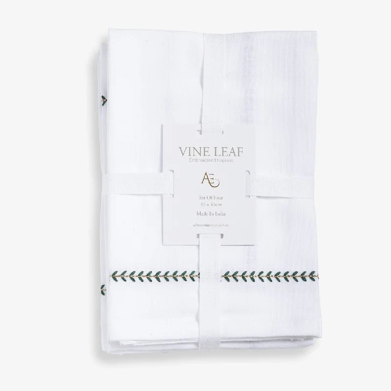 Vine Leaf Napkins Set of Four